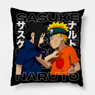Naruto vs Sasuke Face Off Pillow