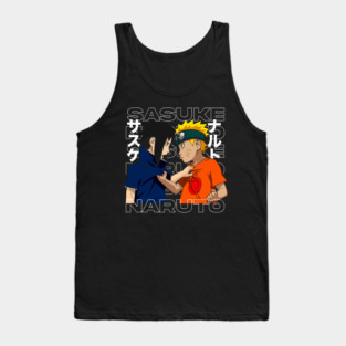 Naruto vs Sasuke Face Off Tank Top
