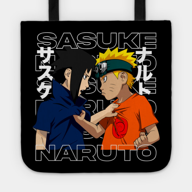 Naruto vs Sasuke Face Off Tote by Otaku Vibes