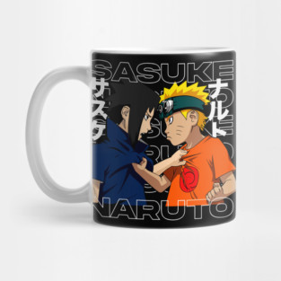 Naruto vs Sasuke Face Off Mug