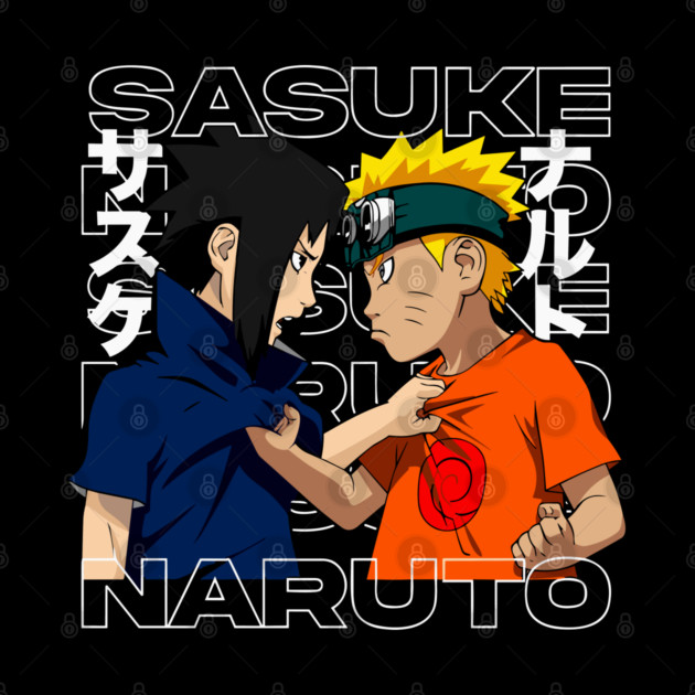 Naruto vs Sasuke Face Off by Otaku Vibes