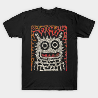 Tribal Pattern Monster | The Folk Art Yeti T-Shirt
