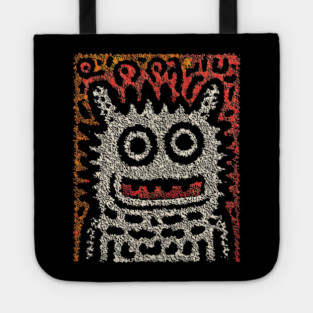 Tribal Pattern Monster | The Folk Art Yeti Tote