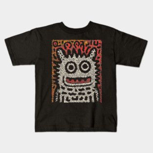 Tribal Pattern Monster | The Folk Art Yeti Kids T-Shirt