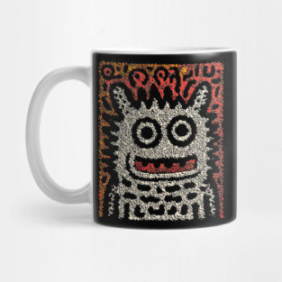 Tribal Pattern Monster | The Folk Art Yeti Mug