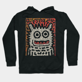 Tribal Pattern Monster | The Folk Art Yeti Hoodie