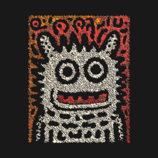 Tribal Pattern Monster | The Folk Art Yeti T-Shirt