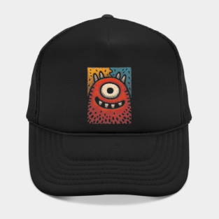Friendly Cyclops Monster | A Whimsical One-Eyed Creature Hat