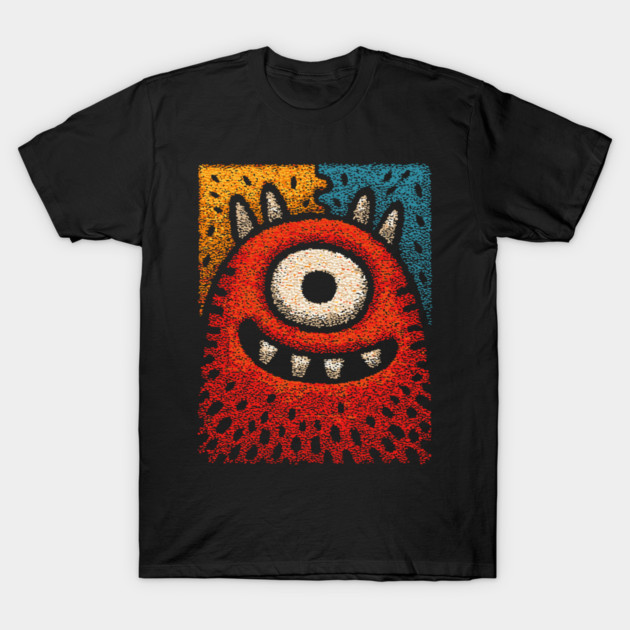Friendly Cyclops Monster | A Whimsical One-Eyed Creature T-Shirt by TuncGK