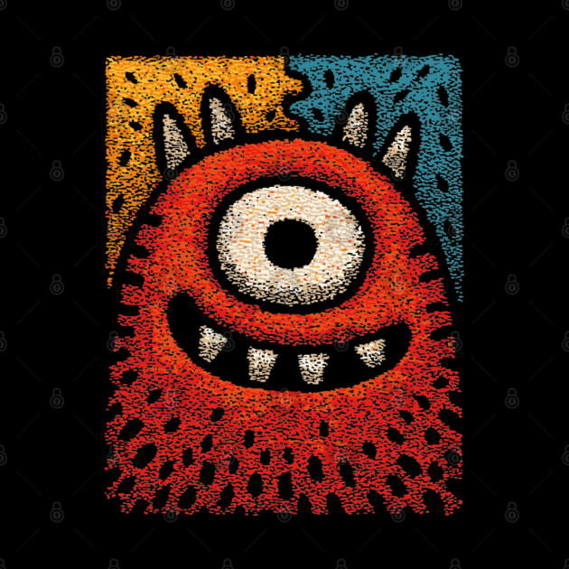 Friendly Cyclops Monster | A Whimsical One-Eyed Creature by TuncGK