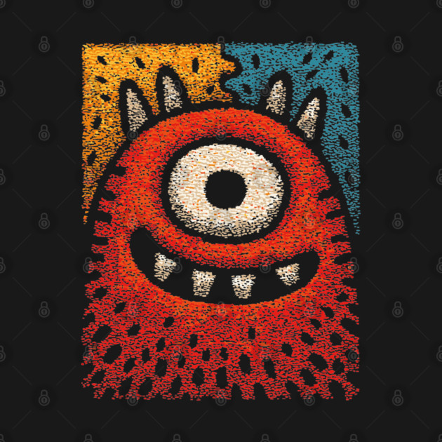 Friendly Cyclops Monster | A Whimsical One-Eyed Creature by TuncGK