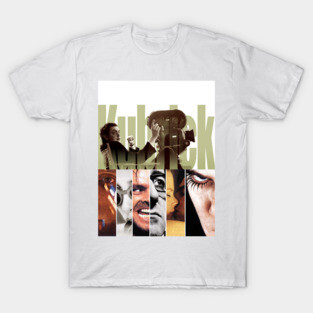 Stanley Kubrick Collage Portrait T-Shirt