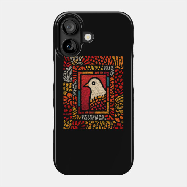 Sacred Dove | Medieval Stained Glass Phone Case by TuncGK