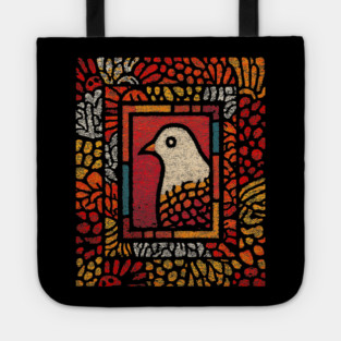 Sacred Dove | Medieval Stained Glass Tote