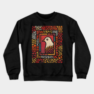 Sacred Dove | Medieval Stained Glass Crewneck Sweatshirt