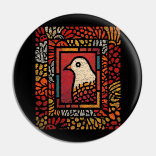 Sacred Dove | Medieval Stained Glass Pin