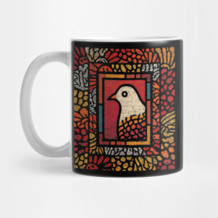 Sacred Dove | Medieval Stained Glass Mug
