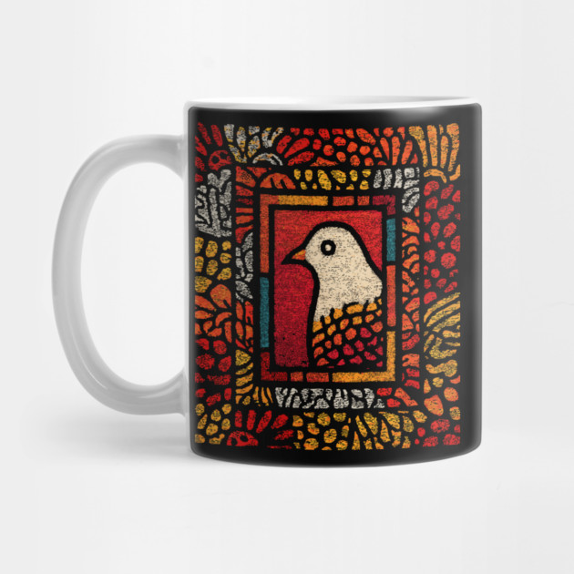 Sacred Dove | Medieval Stained Glass by TuncGK