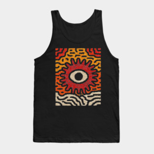 Primal Sun God | The Cosmic Eye Tapestry Tank Top