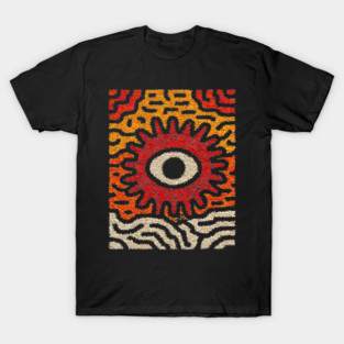 Primal Sun God | The Cosmic Eye Tapestry T-Shirt