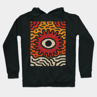 Primal Sun God | The Cosmic Eye Tapestry Hoodie