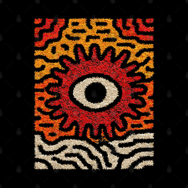 Primal Sun God | The Cosmic Eye Tapestry by TuncGK