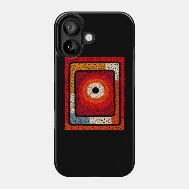Cosmic Radiation | Abstract Geometric Art Phone Case by TuncGK
