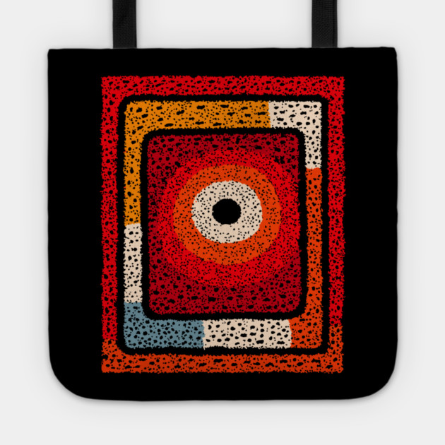 Cosmic Radiation | Abstract Geometric Art Tote by TuncGK