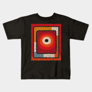 Cosmic Radiation | Abstract Geometric Art Kids T-Shirt