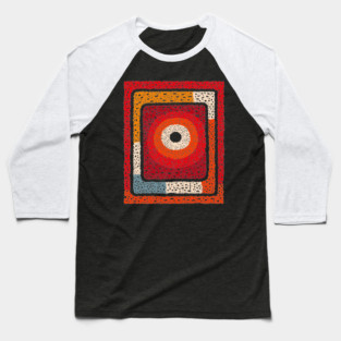 Cosmic Radiation | Abstract Geometric Art Baseball T-Shirt