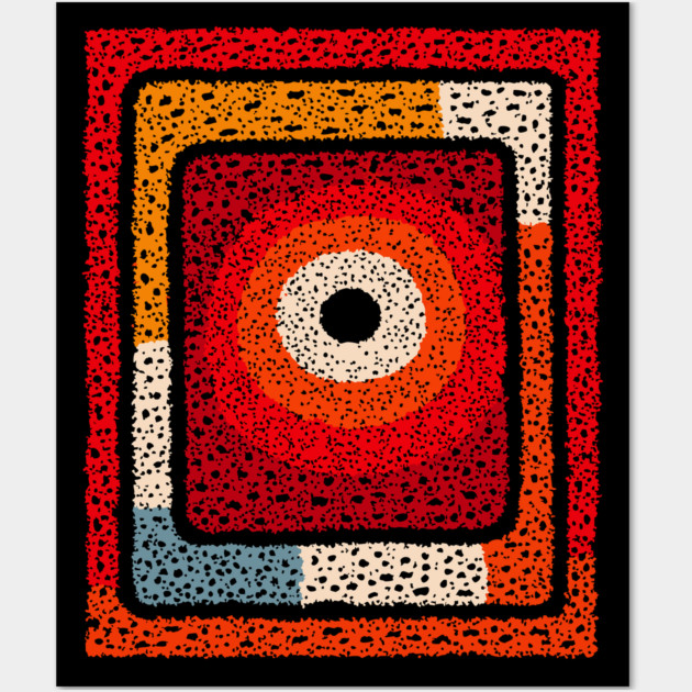 Cosmic Radiation | Abstract Geometric Art Wall Art by TuncGK