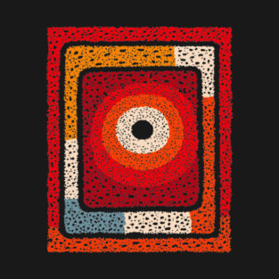 Cosmic Radiation | Abstract Geometric Art T-Shirt