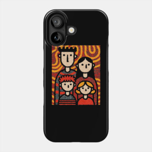 Autumn Family Portrait | The Thanksgiving Decor Phone Case