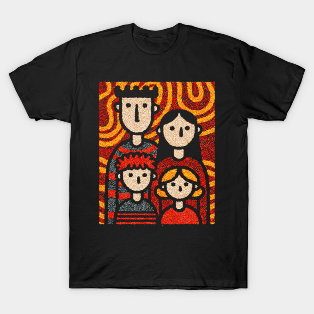 Autumn Family Portrait | The Thanksgiving Decor T-Shirt by TuncGK
