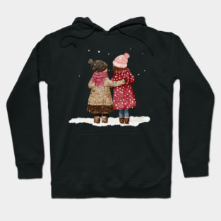 Winter Friends in the Snow Hoodie