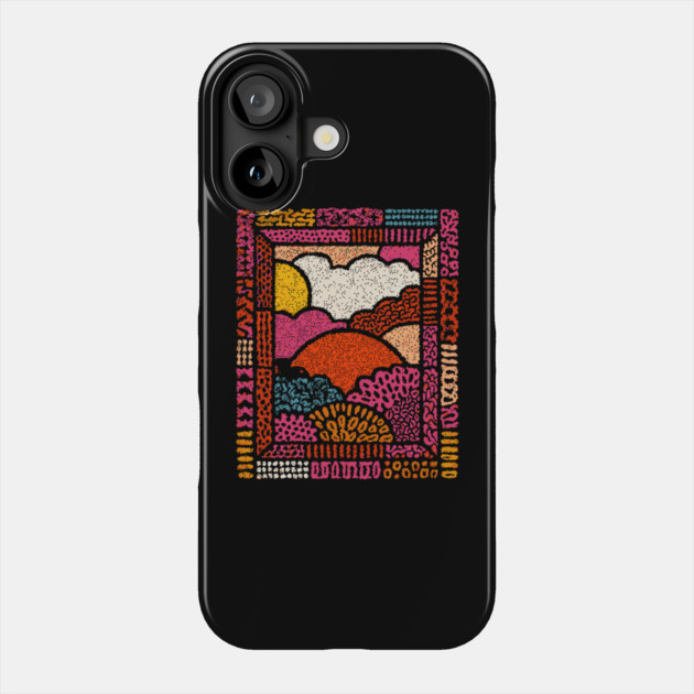Winter Solstice | The Hopeful Sun Tapestry Phone Case by TuncGK
