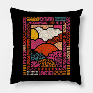 Winter Solstice | The Hopeful Sun Tapestry Pillow