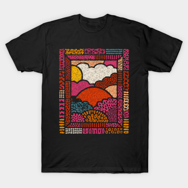 Winter Solstice | The Hopeful Sun Tapestry T-Shirt by TuncGK