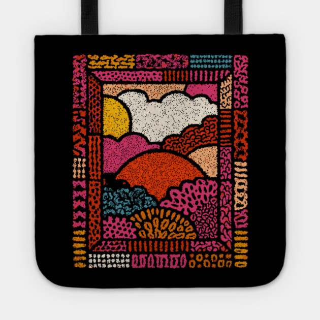 Winter Solstice | The Hopeful Sun Tapestry Tote by TuncGK