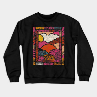 Winter Solstice | The Hopeful Sun Tapestry Crewneck Sweatshirt
