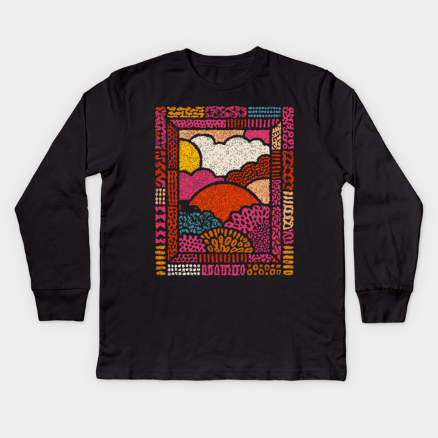 Winter Solstice | The Hopeful Sun Tapestry Kids Long Sleeve T-Shirt by TuncGK