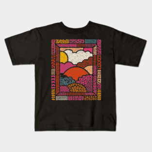 Winter Solstice | The Hopeful Sun Tapestry Kids T-Shirt