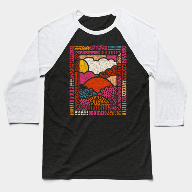 Winter Solstice | The Hopeful Sun Tapestry Baseball T-Shirt by TuncGK