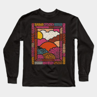 Winter Solstice | The Hopeful Sun Tapestry Long Sleeve T-Shirt