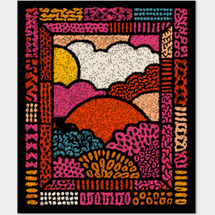 Winter Solstice | The Hopeful Sun Tapestry Posters and Art