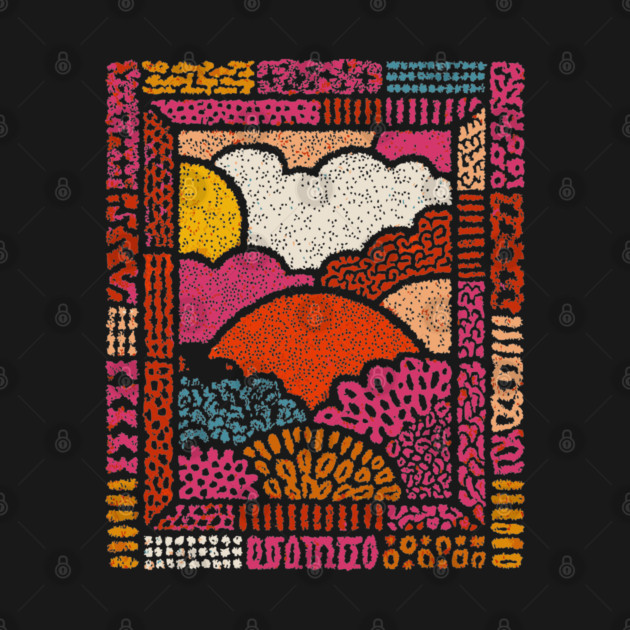 Winter Solstice | The Hopeful Sun Tapestry by TuncGK