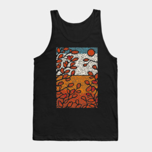 Winter Sun | Autumn's Last Glow Folk Art Tank Top