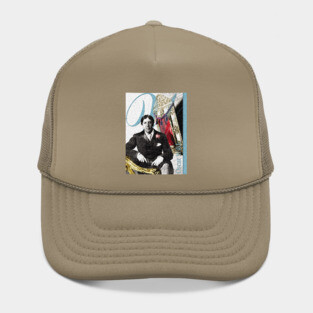 Oscar Wilde Collage Portrait Hat