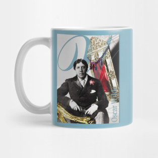 Oscar Wilde Collage Portrait Mug