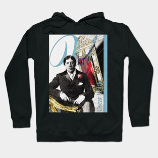 Oscar Wilde Collage Portrait Hoodie